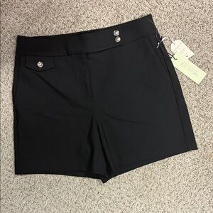 NWT Rachel Zoe High Waist Black Shorts Sz 8